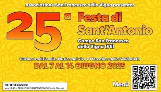 Locandina Festa di Sant'Antonio 2025