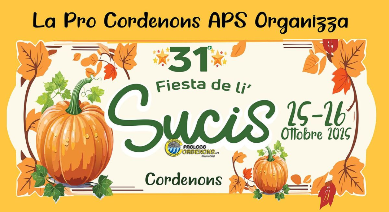 Immagine di copertina Edizione 2025 della Festa delle Zucche di Cordenons