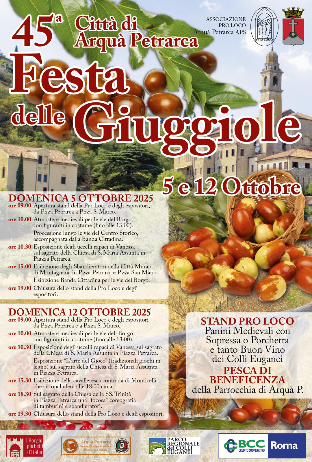 Locandina 45ª edizione della Festa - 2025
