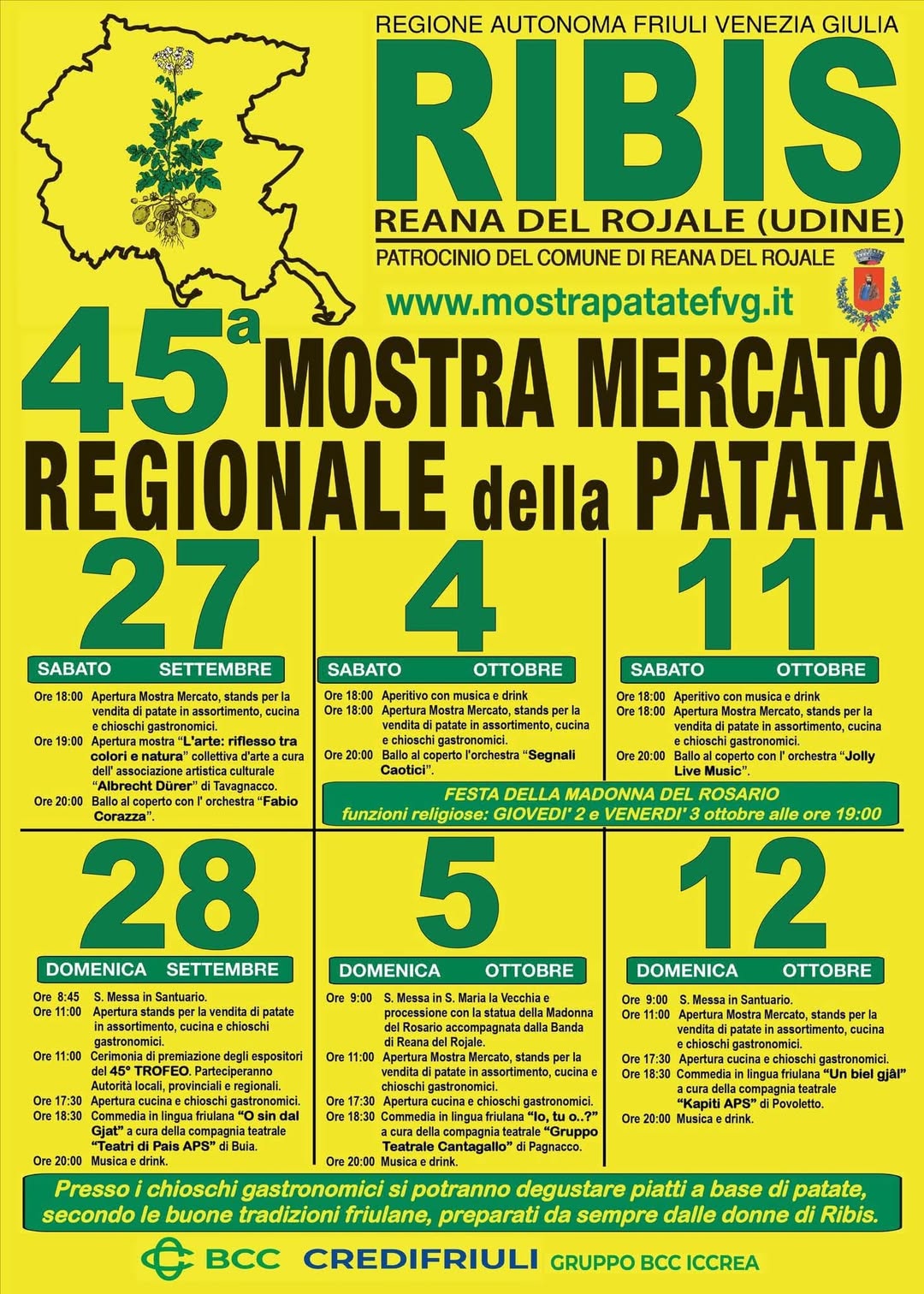 Locandina Edizione 2025 della Mostra/Sagra