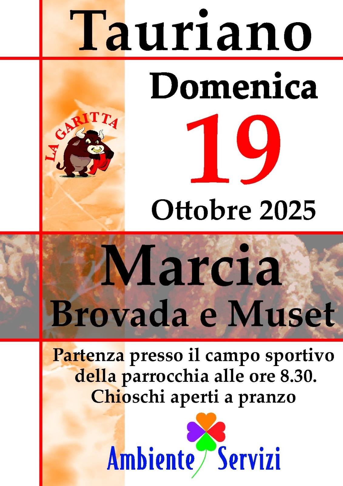 Locandina Edizione 2025 della Festa della Brovada e Muset