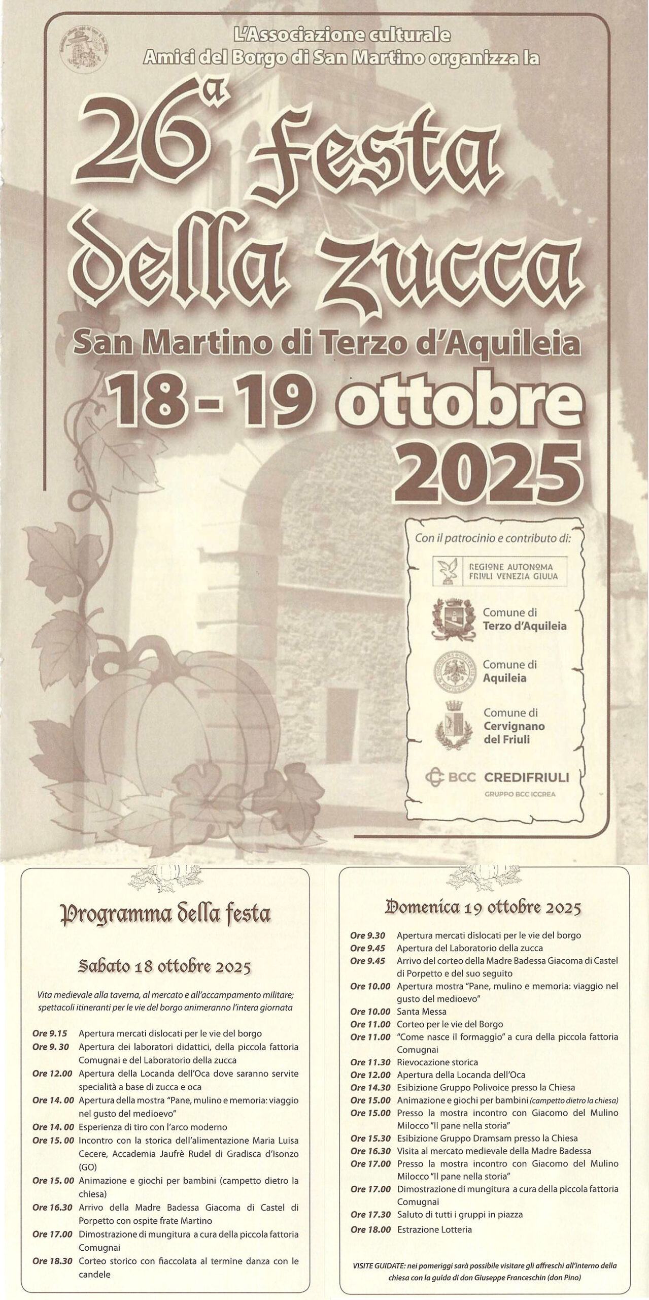 Locandina Edizione 2025 della Festa