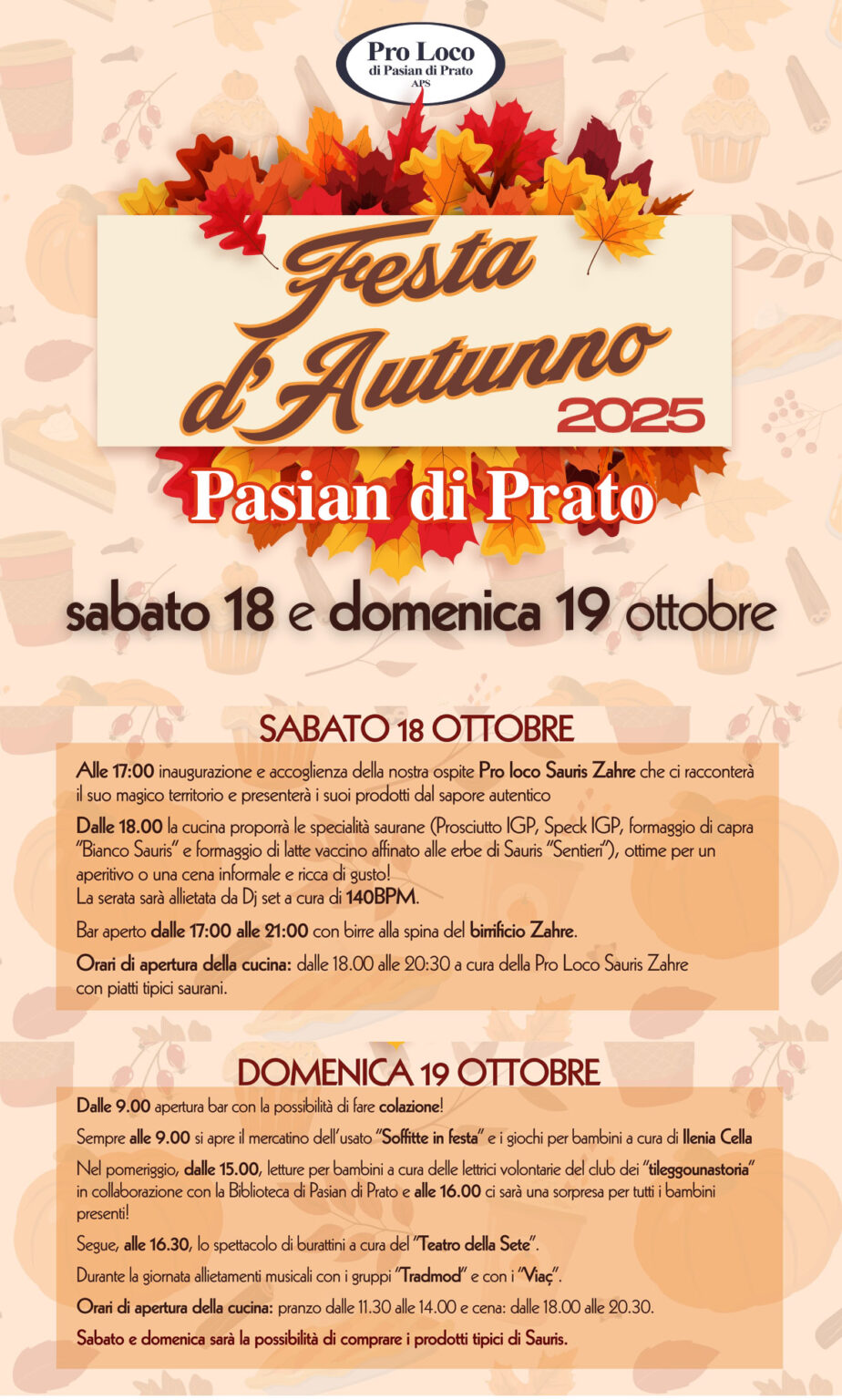 Locandina Edizione 2025 della Festa d’Autunno