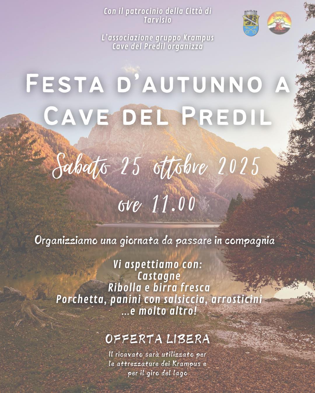 Locandina Festa d’Autunno del 25 ottobre 2025