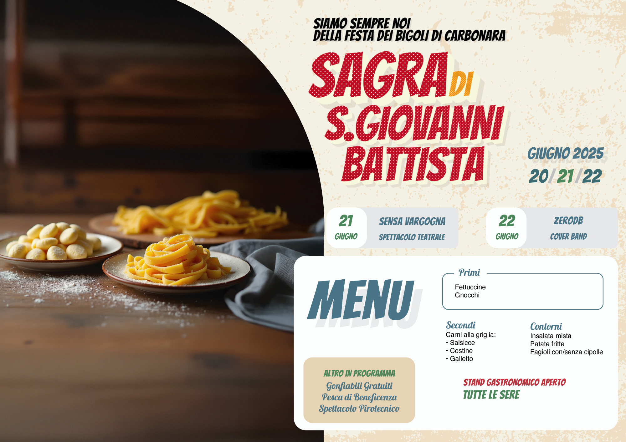 Locandina 34ª edizione della Festa dei Bigoli