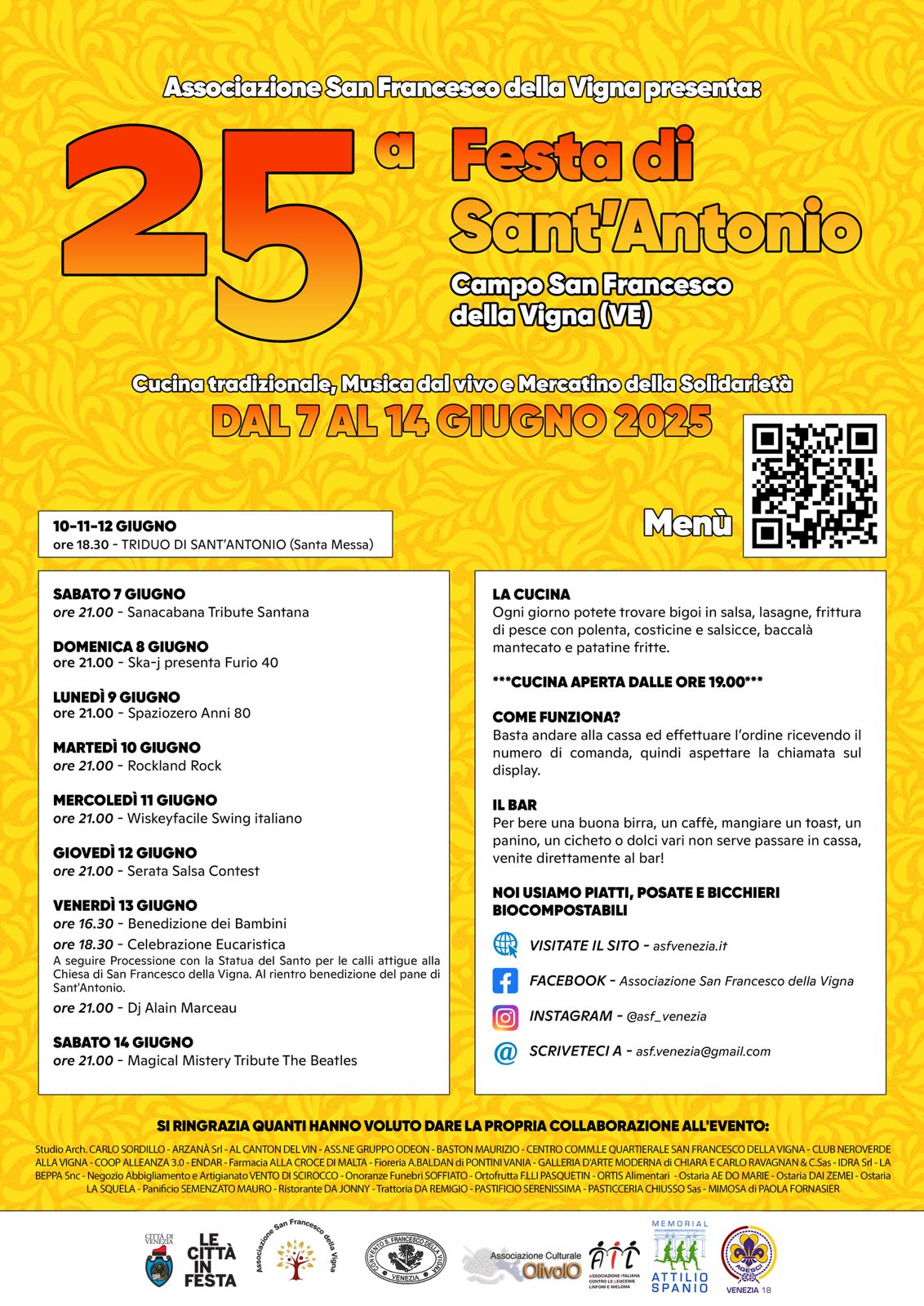 Locandina 25ª Festa di Sant'Antonio