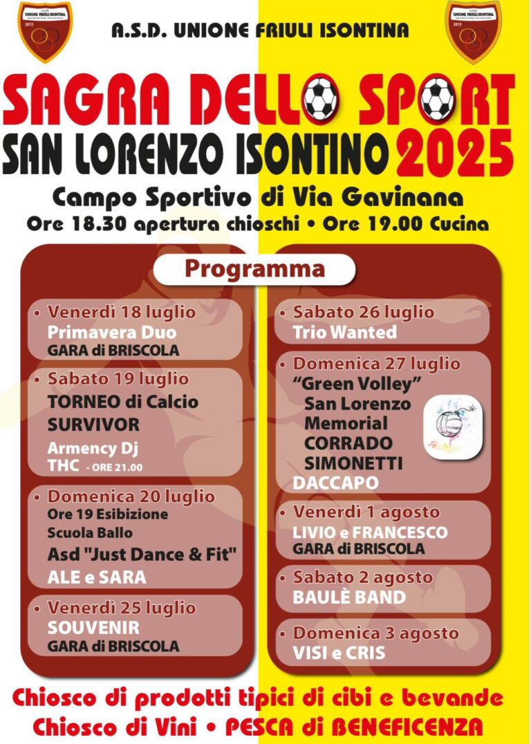 Locandina Edizione del 2025