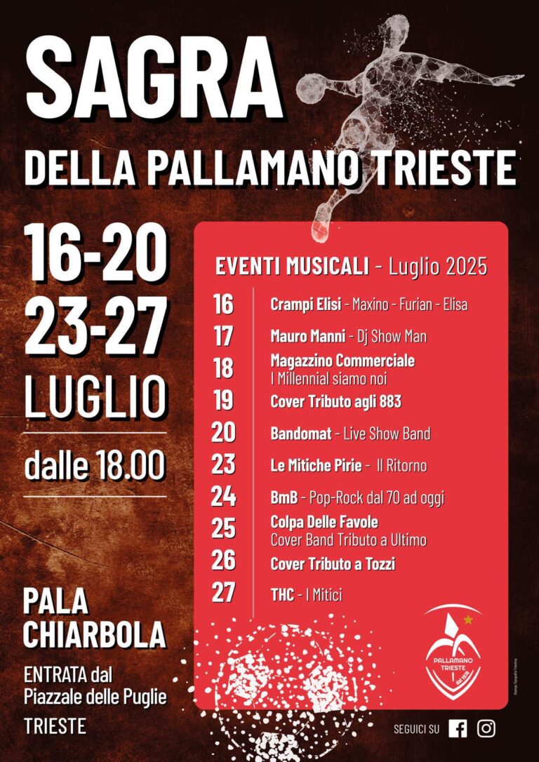 Locandina Edizione 2025 di Pallamano in Sagra