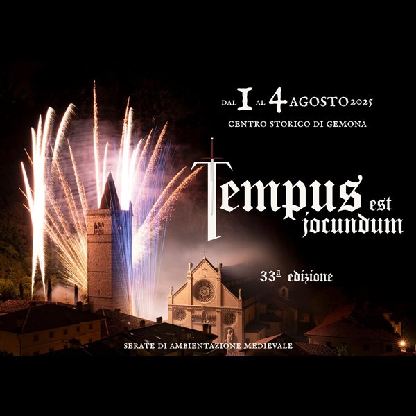 Locandina 33ª edizione di Tempus est Jocundum - 2025
