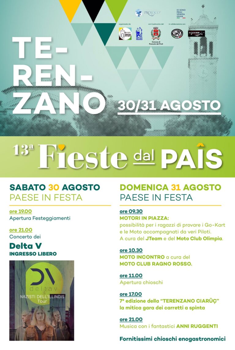 Locandina 13ª Fieste dal Paîs - 2025